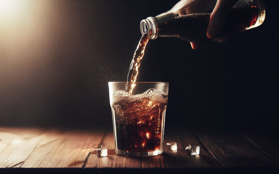 Cola water, soda water, soda drink background image
