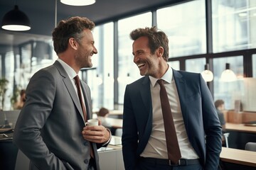 portrait of a man in the office with headphones. businessman