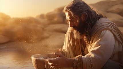 Abraham bible character talking to god