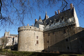 Fototapeta premium Château des ducs de Bretagne à Nantes