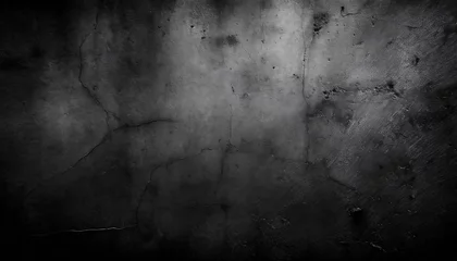 Fototapeten grunge dark black textured concrete wall background © Kira