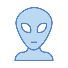 Alien icon vector stock illustration