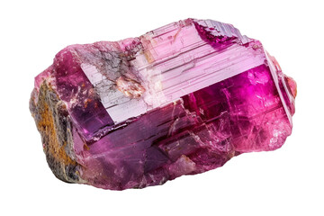 Tourmaline Purple Gemstone on Transparent Background