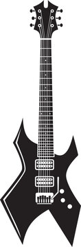 metal guitar vector