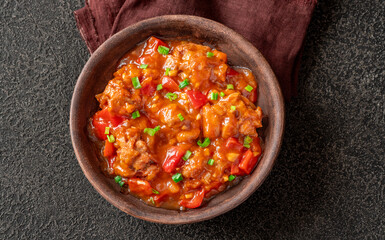 Chicken manchurian bowl