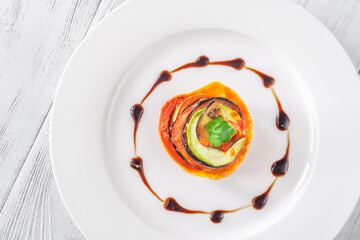 Portion of Ratatouille