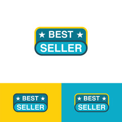 Best Seller Logo Sticker, Stamp, Icon, Label - Fully Editable HD Template