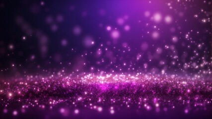 purple glow particle bokeh background, abstract glitter wallpaper illustration