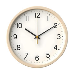 3D Rendering of a Colorful Clock on Transparent Background - Ai Generated