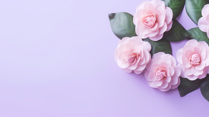 Fototapeta premium women's day background, floral border background