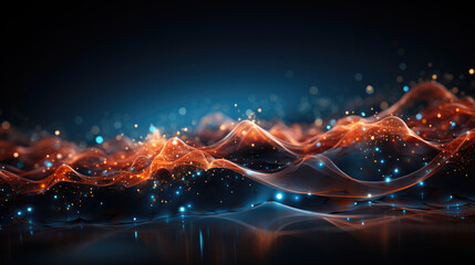 Moving waves in creative way