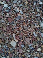 beach stones in the north.