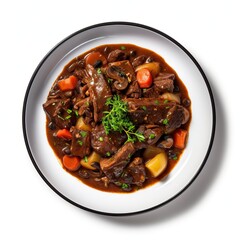 Fototapeta premium Roast Meat and Vegetables: Culinary Delight