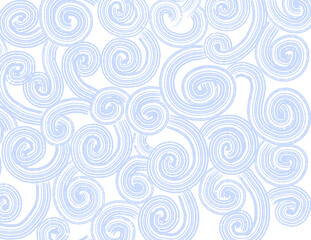 black and white abstract drawing in linear style