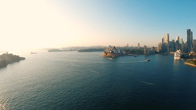 Sydney Harbour Bridge and Opera House view from it