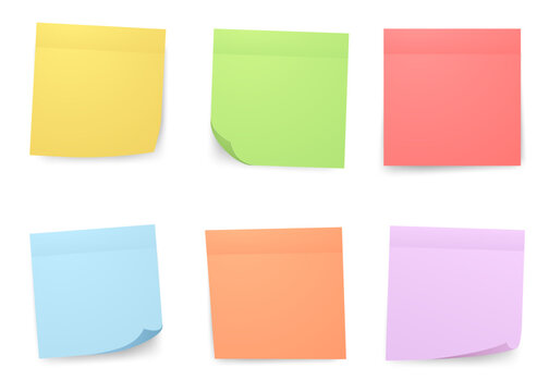 Set of vector colored stickers. Elements for design