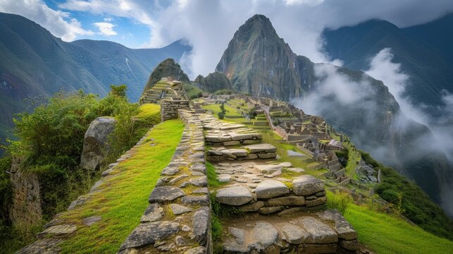 Discovering the ancient mysteries of Machu Picchu, high in the Andes Mountains