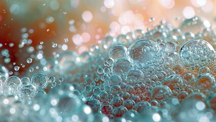 Underwater Magic: Sparkling Bubbles in Iridescent Glory