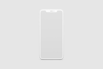 Realistic Mobile Mockup 3d Rendering	