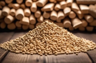 Obraz premium Background of a wooden pieces