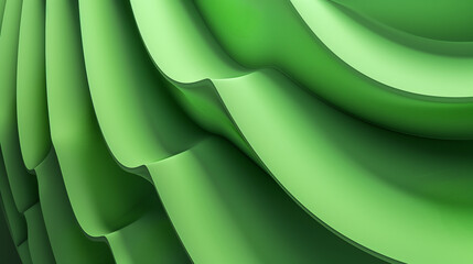 green 3d abstract close-up figure with stripes, wallpaper, background, digital