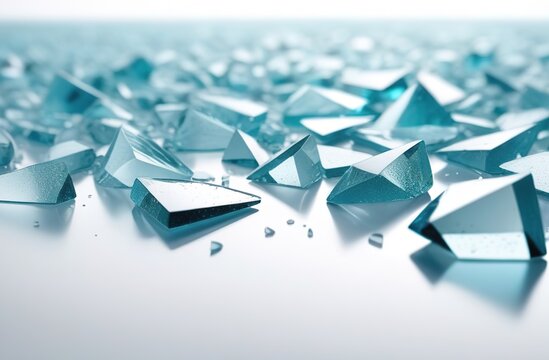 abstract background with broken glass