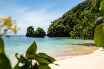 Remote island is the South Pacific Ocean