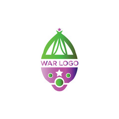 Military soldier war logo  template mascot esport gaming logo Soldier special force vector icon. 
