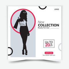 Fashion Social Media Post Template Design Is Essential to Grow Business. So It Is Inevitable For The Success Of The Company.