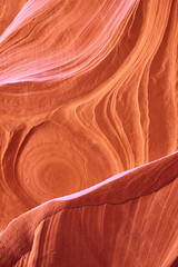 Antelope Canyon Sandstone Elegance - Warm Tones and Erosion Patterns