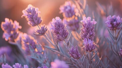  a close up of a bunch of flowers with a blurry background of purple flowers in the foreground and a blurry background of pink flowers in the background.