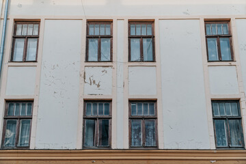 facade of an old building