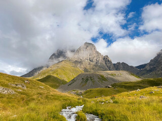 Landscape in the mountains