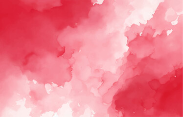 Pink watercolor vector background, Colorful watercolor