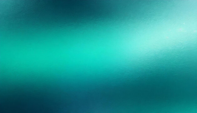 Dark blue mint sea teal jade emerald turquoise light blue abstract silk background. Color gradient blur. Rough grunge grain noise. Brushed matte shimmer. Metallic foil effect. Design. Template. Empty