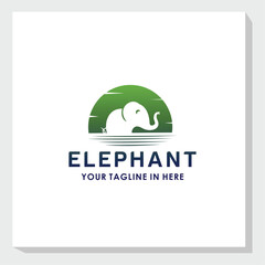 elephant logo design vetor, animal logo inspiration