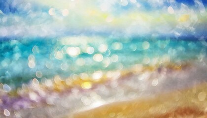 Abstract blur sea or ocean