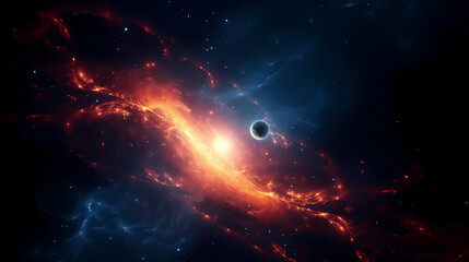 Fototapeta premium Space background, cosmic science, astronomy background