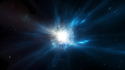 Space galaxy background, 3D illustration of nebulae in the universe