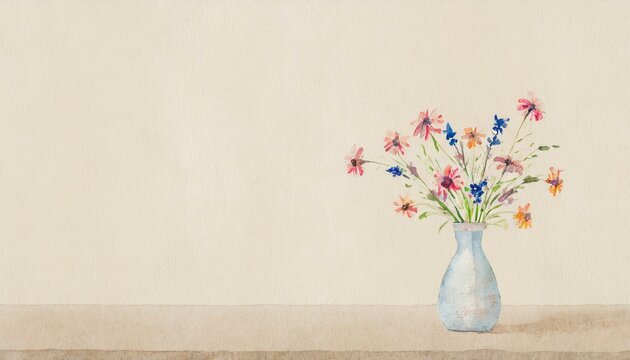 Art card. Bouquet of flowers