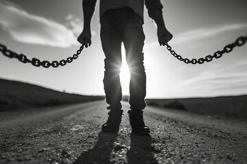 Freedom Person Broken chains