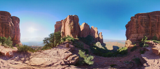 Sedona Red Rock Panorama at Sunset