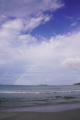 Arco-&iacute;ris na Praia dos Ingleses em Florian&oacute;polis