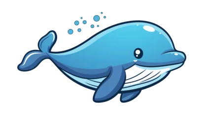 Poster cute dolphin illustration isolated © Igor