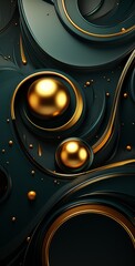 Abstract Golden Spheres on Dark Waves