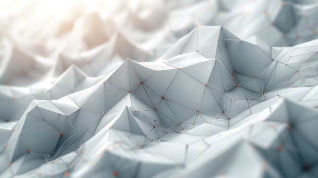 Abstract Geometric Polygonal Landscape
