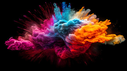 Obraz premium Creative and exciting concepts, bursting with great knowledge and creativity