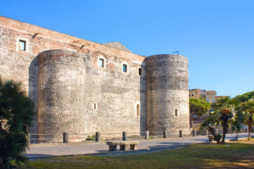 Castel Ursino (or Castello Svevo di Catania) in Catania, Italy, Sicily