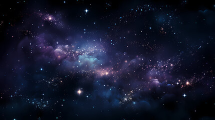 Fototapeta premium Countless stars twinkle in the night sky