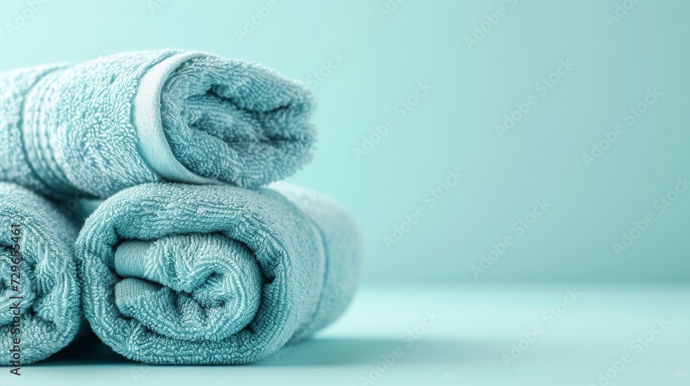 Poster the soft folds of towels create a comforting atmosphere, inviting you to relax and indulge in the wa